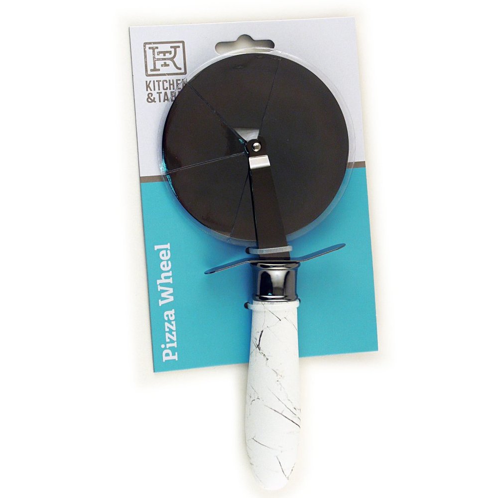 Gun Metal & Stainless Steel Pizza Cutting Wheel